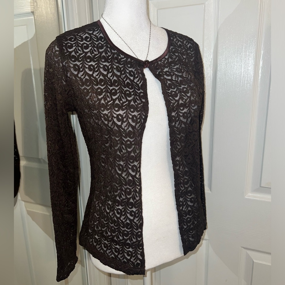 Gorgeous Vintage Lace Cardigan Size M
